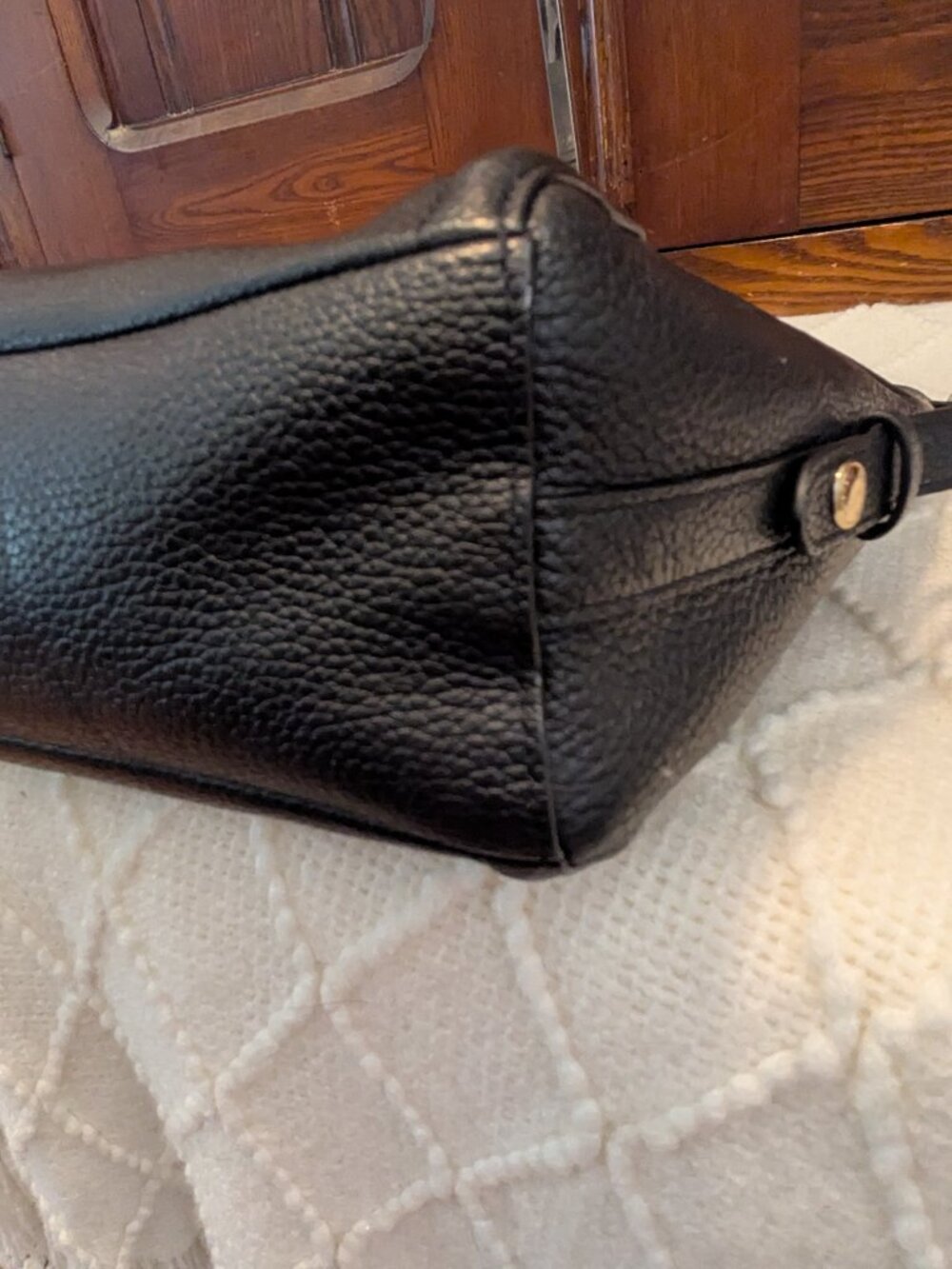 Coach Prairie Chain Satchel EUC Black Pebble Quiet Luxury Old Money Convertible - Picture 8 of 16